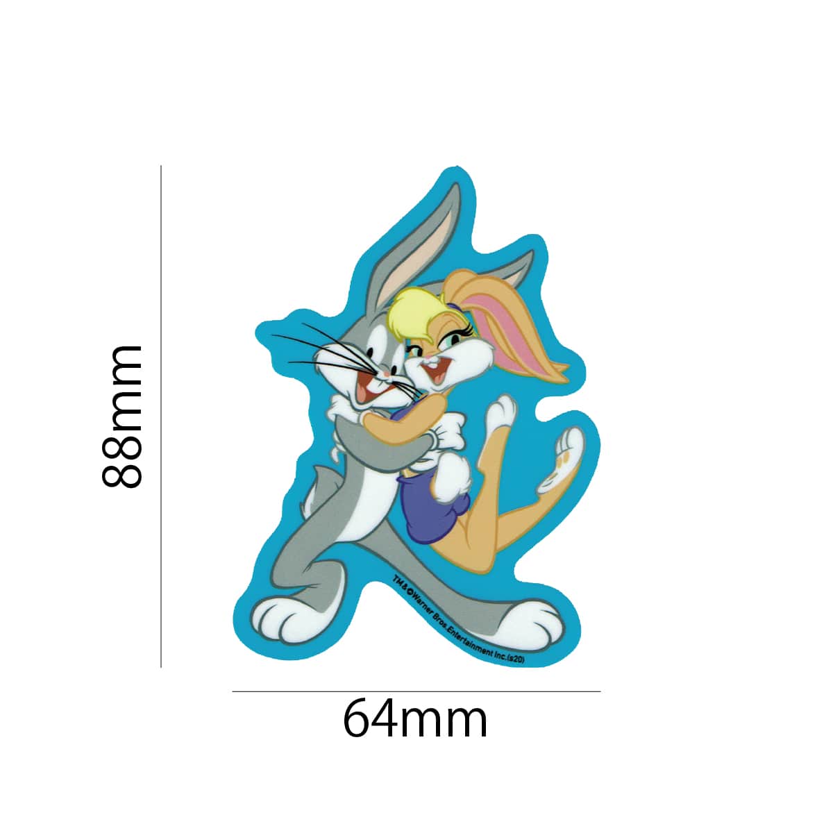 楽天市場 ステッカー シール カワイイ 車 Looney Tunes ルーニーチューンズ バックスバニー ローラバニー アメコメ Wb 014 カスタマイズ オリジナル ワッペン通販 ワッペンストア