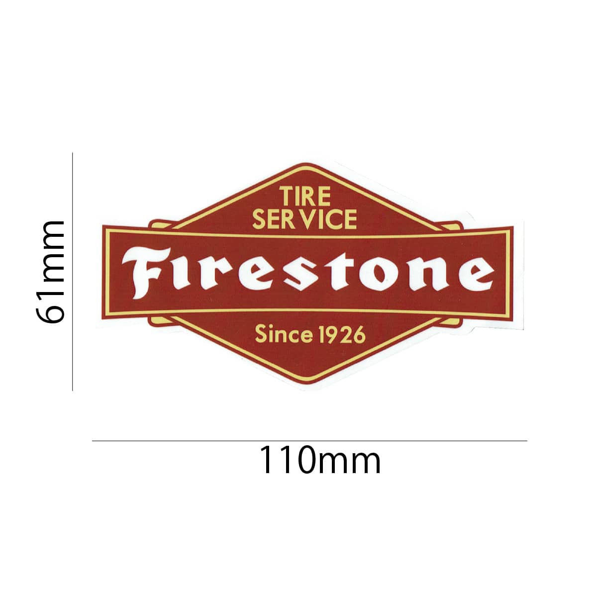 楽天市場 ステッカー シール ファイヤストーン Firestone Ms136 ステッカー シール カスタマイズ オリジナル バイク 車 ガソリン アメリカン Sss ワッペン通販 ワッペンストア