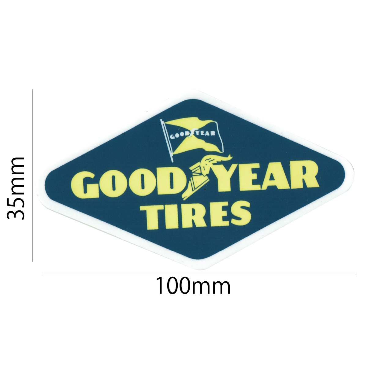 楽天市場 ステッカー シール Goodyear Ms017 グッドイヤー ステッカー シール カスタマイズ オリジナル バイク 車 ガソリン アメリカン Sss ワッペン通販 ワッペンストア