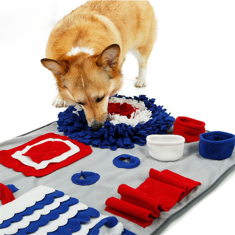 市場 訓練毛布 ノーズワーク 犬猫兼用 集中力向上 知育玩具 嗅覚訓練 ペット用品 ペット 運動不足 餌マット ストレス解消 ペットおもちゃ