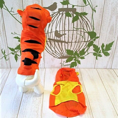 メッシュ素材のコスチュームトップス フーディー メッシュ イエロー フード フーディー タイガー 虎 トラ コスプレ コスチューム 犬 猫 ペット 服 犬服 おしゃれ かわいい イベント ハロウィン ドッグウェア キャラクター キャラ 返品交換不可 送料無料 Crunchusers Com