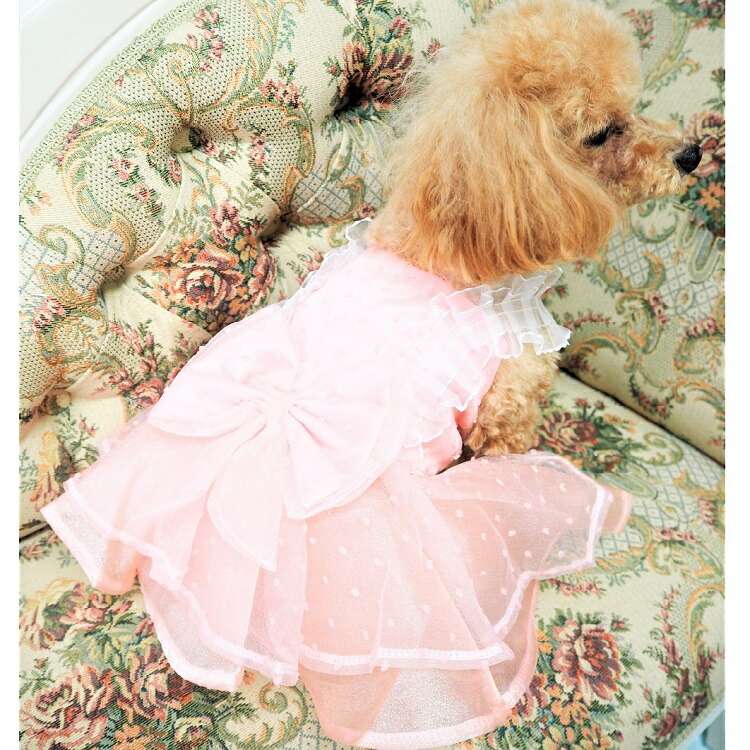 パーティードレスドレス ワンピース ワンピ カクテルドレス 超小型犬 小型犬 犬 猫 ペット 服 犬服 犬の服 洋服 ドッグウェア Dog おしゃれ かわいい キラキラ オーガンジー フリル リボン フラワー 誕生日 結婚式 ウェディング シフォン 送料無料 返品交換不可