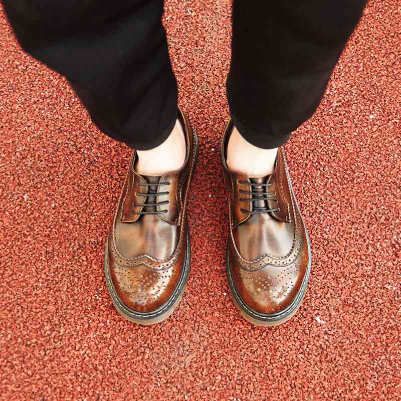 ブラウンレザーシューズcoach26.0 ブラウンレザーシューズcoach26.0 - メルカリ