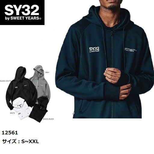 【最大10%OFFクーポン＋最大ポイント10倍】SY32 by SWEET YEARS スウェット パーカー ジップアップ 長袖 メンズ ゴルフ おしゃれ ブランド スポーツ 12561【お取り寄せ】｜Lifestyle Select Store TrueS