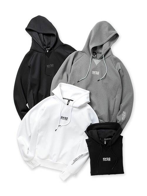 【~10%OFFクーポン券\u0026尖んがり最大限度10倍】SY32 by SWEET YEARS パーカー 汗水 ティーシャツ ブランド名 今めかしい ゴルフ 蹴球 運動競技 13071 セットアップ エン雇い主
