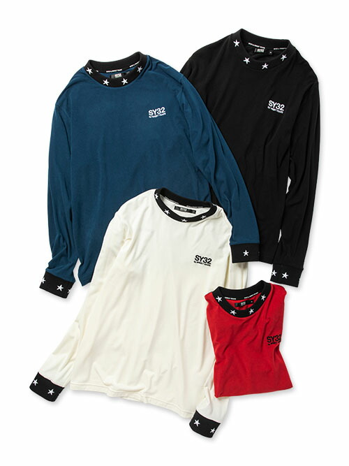 SY32 by sweet years Tシャツ 長袖 モック メンズ レディース おしゃれ ブランド ゴルフ ウェア サッカー スポーツ 12514