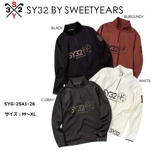 SY32 ゴルフ ゴルフウェア ニットパーカー 長袖 メンズ おしゃれ ブランド かっこいい SYG-25A1-31【お取り寄せ】 楽天市場】SY32 ゴルフ ゴルフウェア ニットパーカー 長袖 メンズ