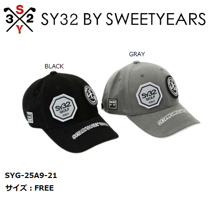 【最大10%OFFクーポン＋最大ポイント10倍】SY32 ゴルフ ゴルフウェア キャップ 帽子 メンズ レディース おしゃれ ブランド かっこいい かわいい SYG-25A9-21【お取り寄せ】｜Lifestyle Select Store TrueS