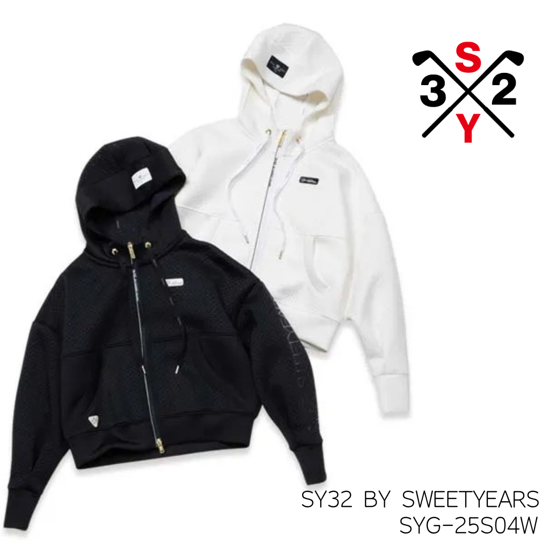 SY32 by SWEET YEARS ゴルフ パーカー レディース おしゃれ かわいい ブランド SYG-25S04W【お取り寄せ】