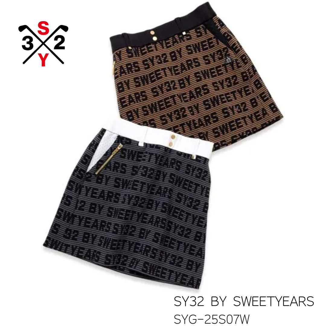 楽天市場】レディース SY32 by SWEET YEARS スカート SYロゴニット