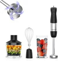 ブレンダー ハンドブレンダー ハンドミキサー 1台5役 つぶす 混ぜる きざむ 泡立てる 砕く 省スペースの多機能ブレンダー 調理器具 お菓子作り 飛び散り防止 12種スピード調整 最大1000w お手入れ簡単 離乳食作り Top Hb 52 Fitzfishponds Com