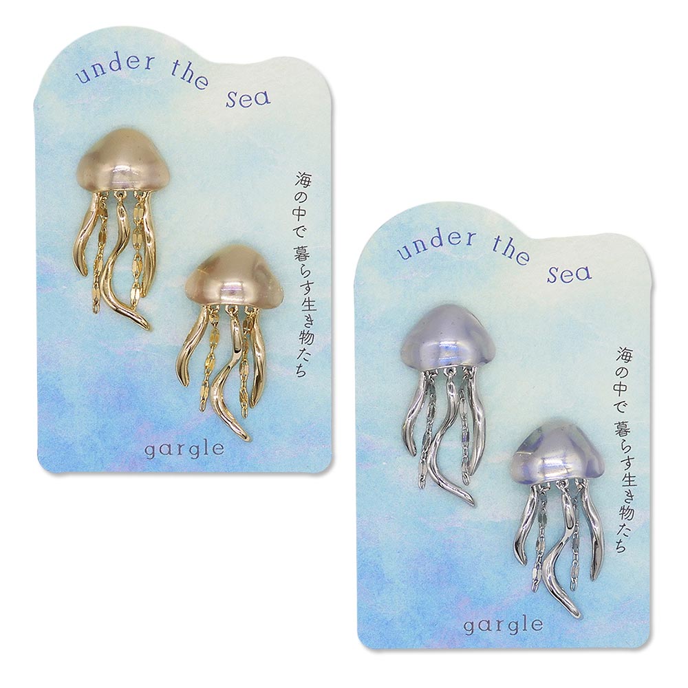 楽天市場】クラゲ ピアス イヤリング アクセサリーアカクラゲ