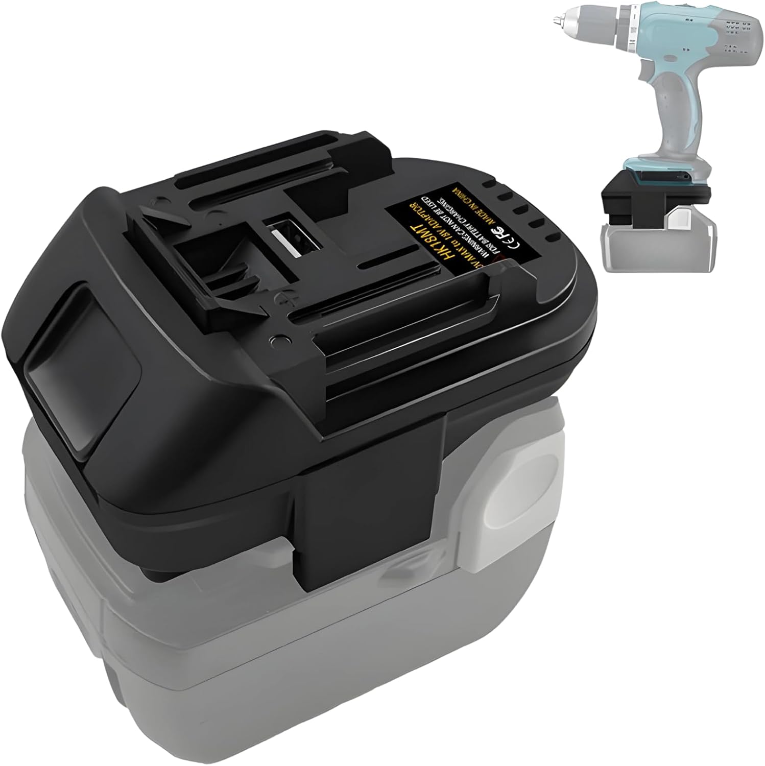 HIKOKIマルチボルト用マキタ18vx2アダプター 楽天市場】マキタ ハイコーキ 変換アダプタ 日立からマキタへ