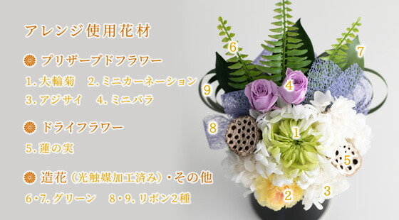 仏花 お供え プリザーブドフラワー 仏壇 送料無料 花器付き お供えアレンジ あすか2個 一対 左右対称 仏壇用 お供え 花 お悔やみ 贈り物 即日 命日 お供え物 法事 常花 供花 お盆 初盆 新盆 お花 即日発送 プリザ ブリザードフラワー あす楽 土日祝営業 Purplehouse Co Uk