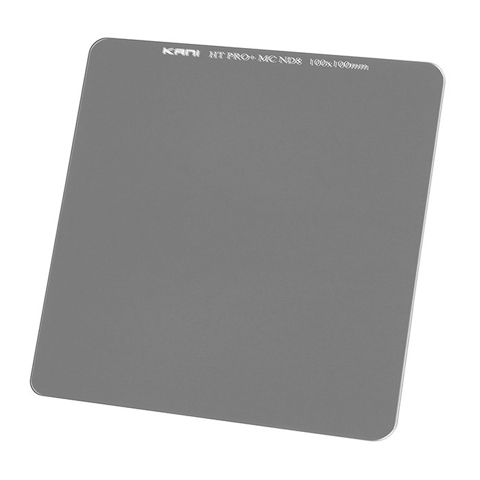 KANI 角型フィルター ND8 100x100mm 減光フィルター(減光効果 3絞り分) / レンズフィルター 角形 NDフィルター