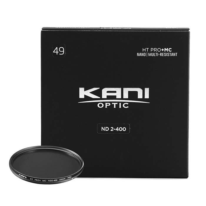 KANI 可変NDフィルター バリアブルND2-400 49mm (減光効果 1-8 3/2絞り分) / レンズフィルター 丸枠