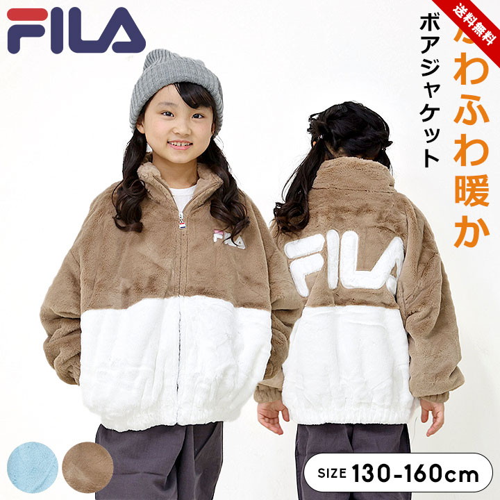 フィラFILA　テニス　フェイクファージャケットMオフホワイト フィラFILA テニス フェイクファージャケットMオフホワイト フィラFILA