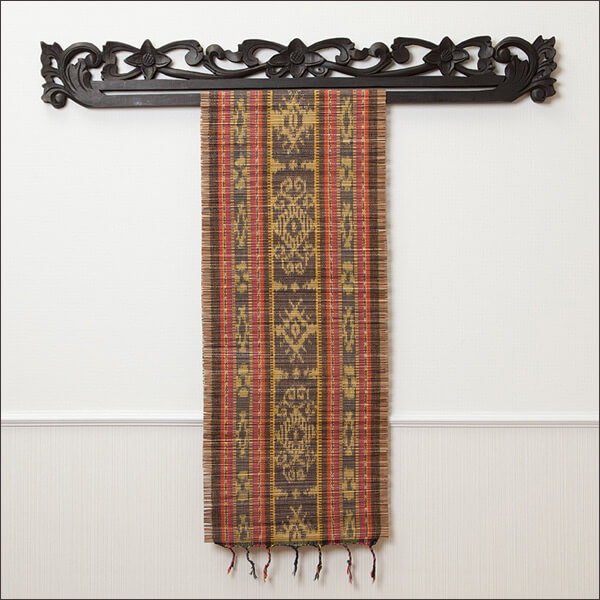 楽天市場】イカットハンガー Bタイプ アジアン 布 壁掛け アジア布