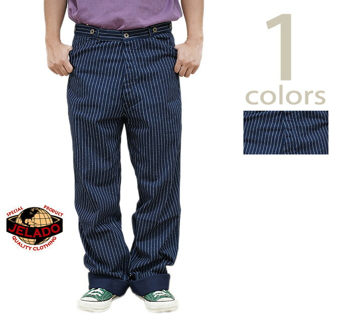 ジェラード　JELADO　AG02307　ウォバッシュストライプワークパンツ [ Hoghead Wabash Trousers ] [ Indigo Wabash ] [ ペインターパンツ ] [ ワークパンツ ] [ アメカジ ] [ メンズ ]