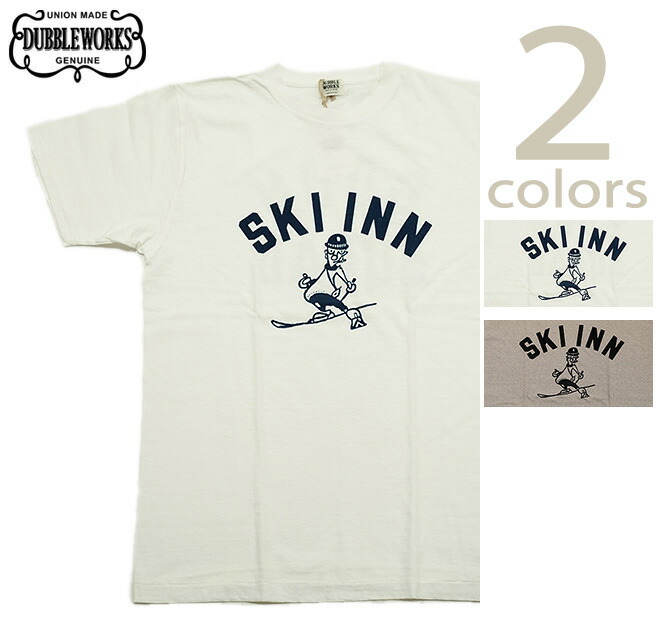 ダブルワークス　DUBBLEWORKS　152-33005-05　プリントTシャツ [ Printed Tee ] [ SKIINN ] [ ヴィンテージTシャツ ] [ アメカジ ] [ メンズ ]