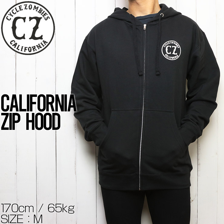 数量限定 Cycle Zombies サイクルゾンビーズ California Zip Hood ジップパーカー フーディ Mhzs 001 交換無料 Gbsports Theapplab Org