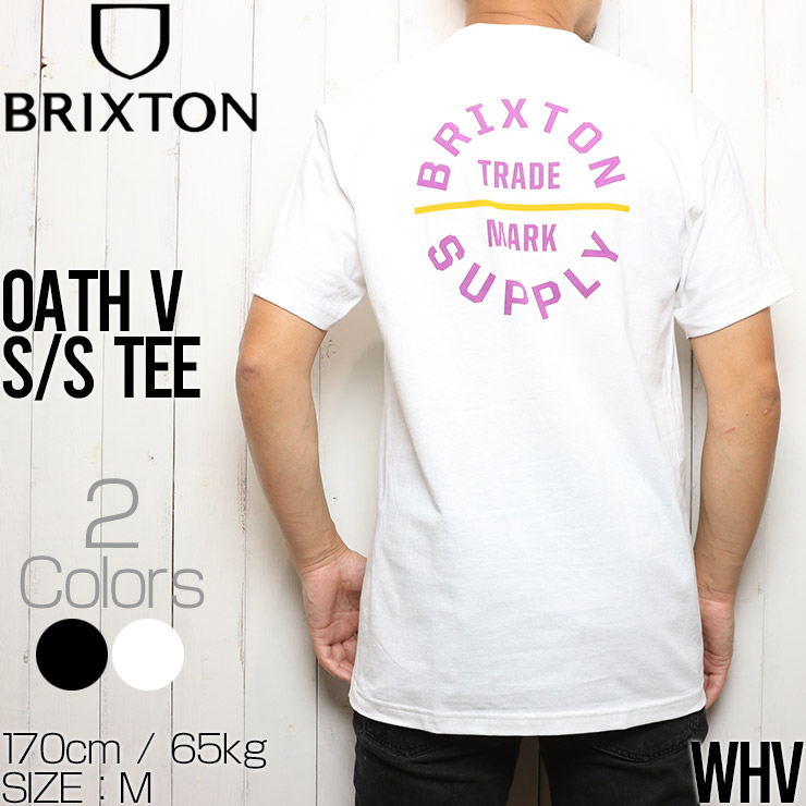 楽天市場】【クリアランスセール】 【送料無料】 BRIXTON ブリクストン OATH V S/S TEE 半袖Tシャツ バックプリントTEE  16170 : LUG Lowrs