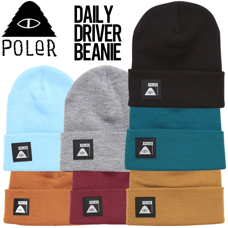 【Rakuten Fashion THE SALE 対象商品】 アクリルビーニー カフビーニー ニットキャップ POLeR ポーラー DAILY DRIVER BEANIE