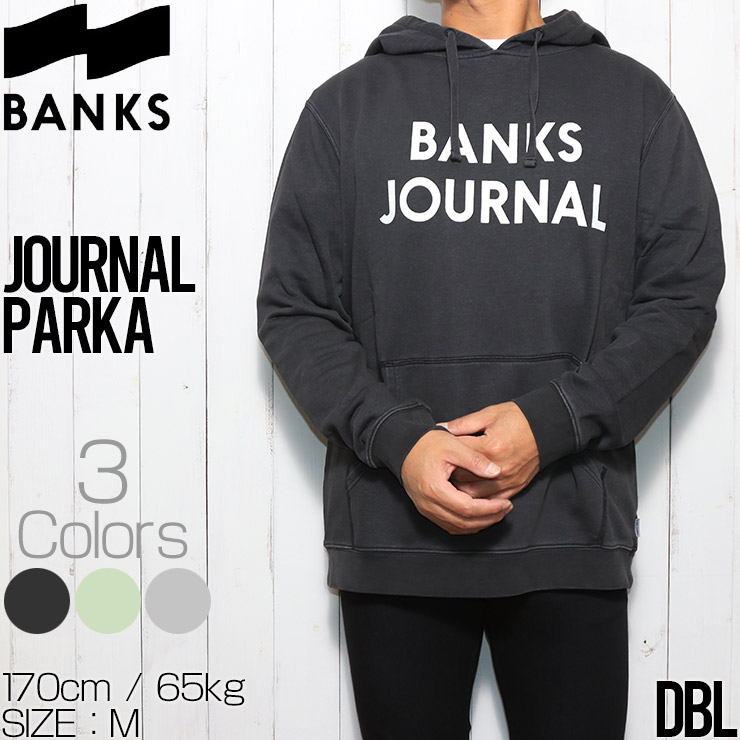 【楽天市場】BANKS バンクス JOURNAL PARKA プルオーバー 