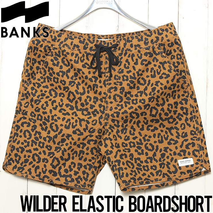 ボードショーツ サーフパンツ BANKS バンクス WILDER ELASTIC BOARDSHORT BSE0318 | LUG Lowrs