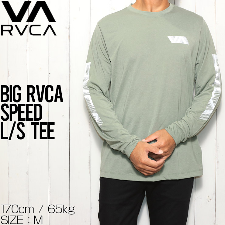 楽天市場】ロングスリーブTEE ロンT RVCA ルーカ BIG RVCA SPEED L/S