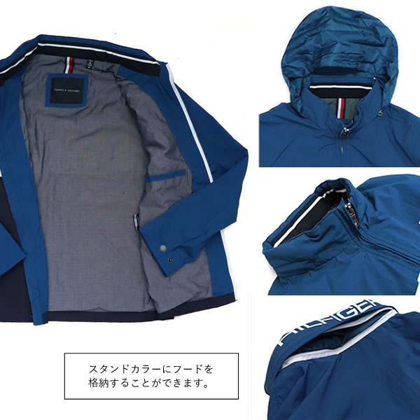 tommy hilfiger yellow red and blue jacket