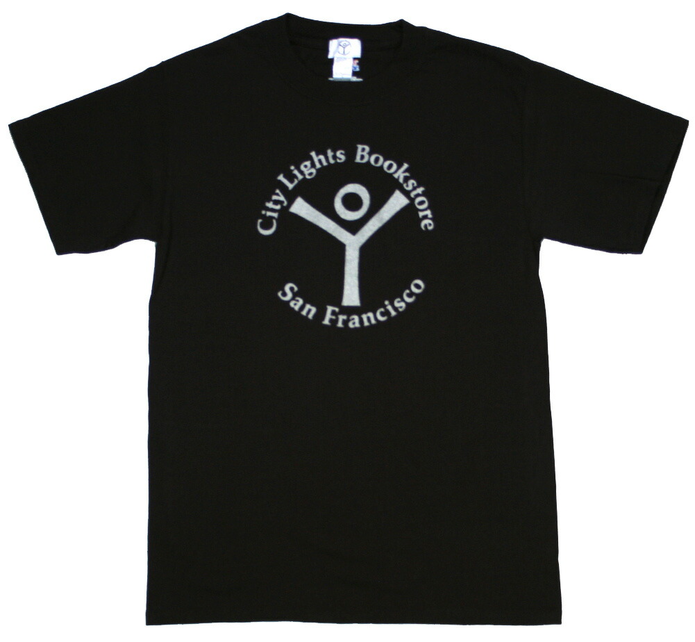 【楽天市場】[City Lights Bookstore] Logo Tee (Black) [シティ・ライツ・ブックストア] Tシャツ：Lury
