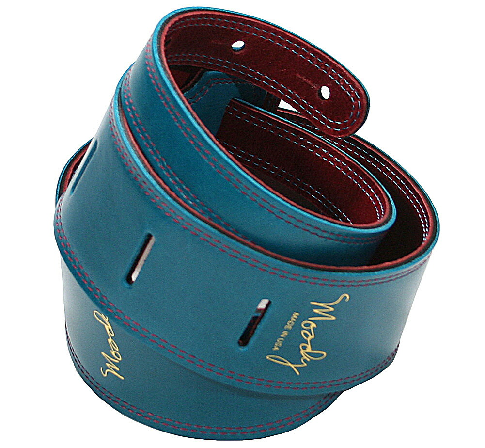 楽天市場】[Moody Leather] Leather Backed Guitar Strap [Standard