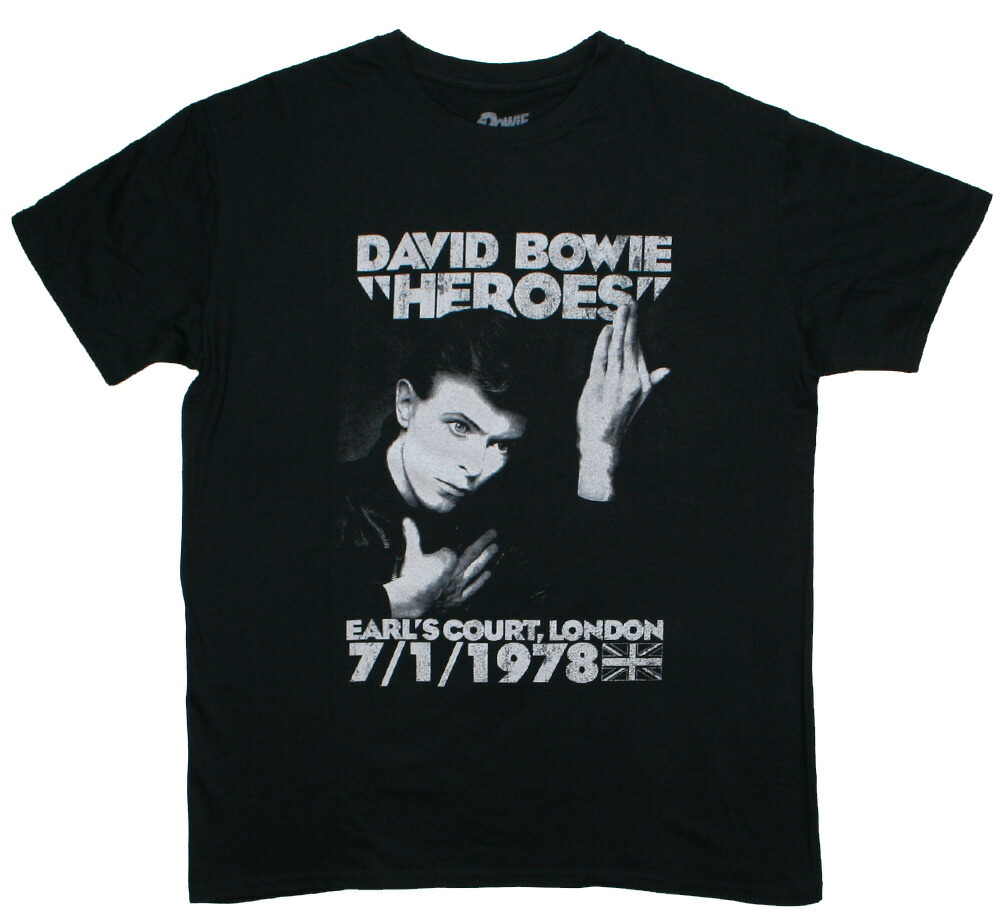 David Bowie HEROES Tシャツ(未開封) 楽天市場】【DAVID BOWIE】デヴィッド・ボウイ「SMOKE PHOTO」Tシャツ