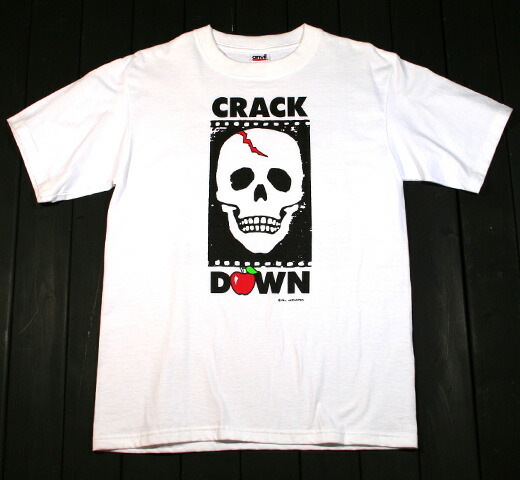 Crack Down Benefit Concert Tee (November 1) (White) - クラック・ダウン・ベネフィット・コンサート プルオーバー