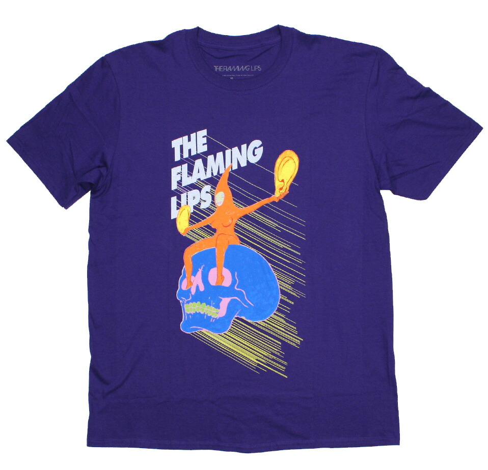 【楽天市場】The Flaming Lips / Skull Rider Tee (Purple) - フレーミング・リップス Tシャツ:Lury