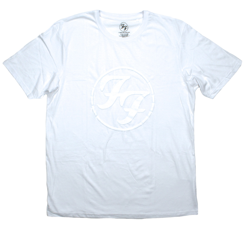 【楽天市場】foo Fighters Ff Logo Tee 2 Hi Build White フー・ファイターズ Tシャツ：lury 7469