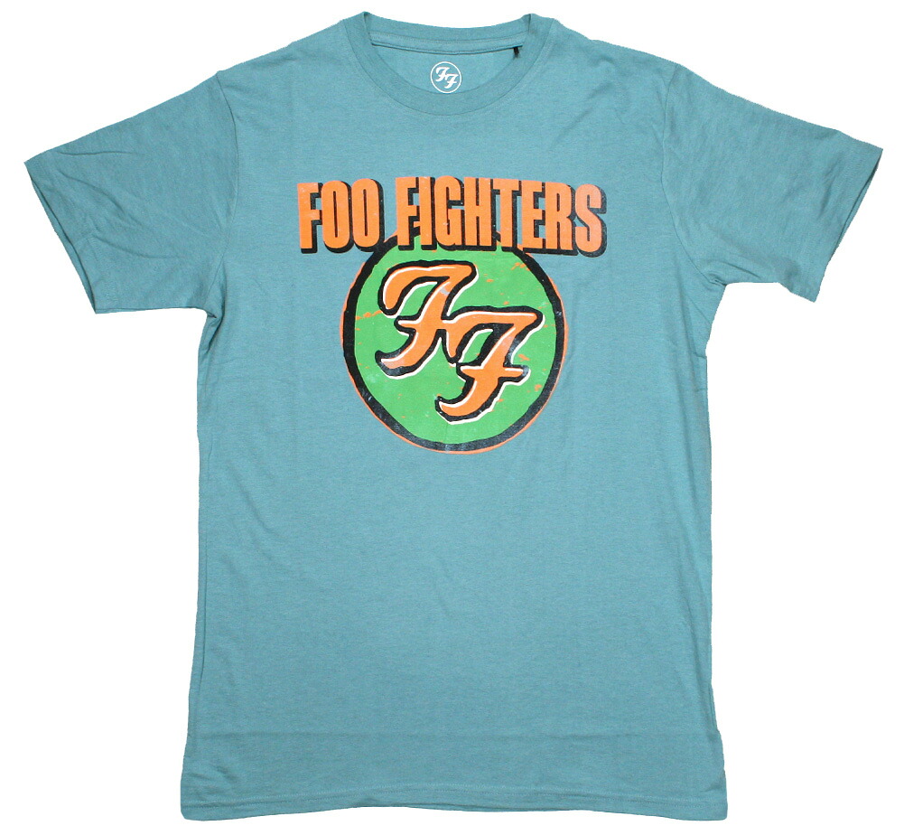 Official Foo Fighters 'Roxy Flyer' Unisex T-Shirt - Blue Band Logo Tee - View #9