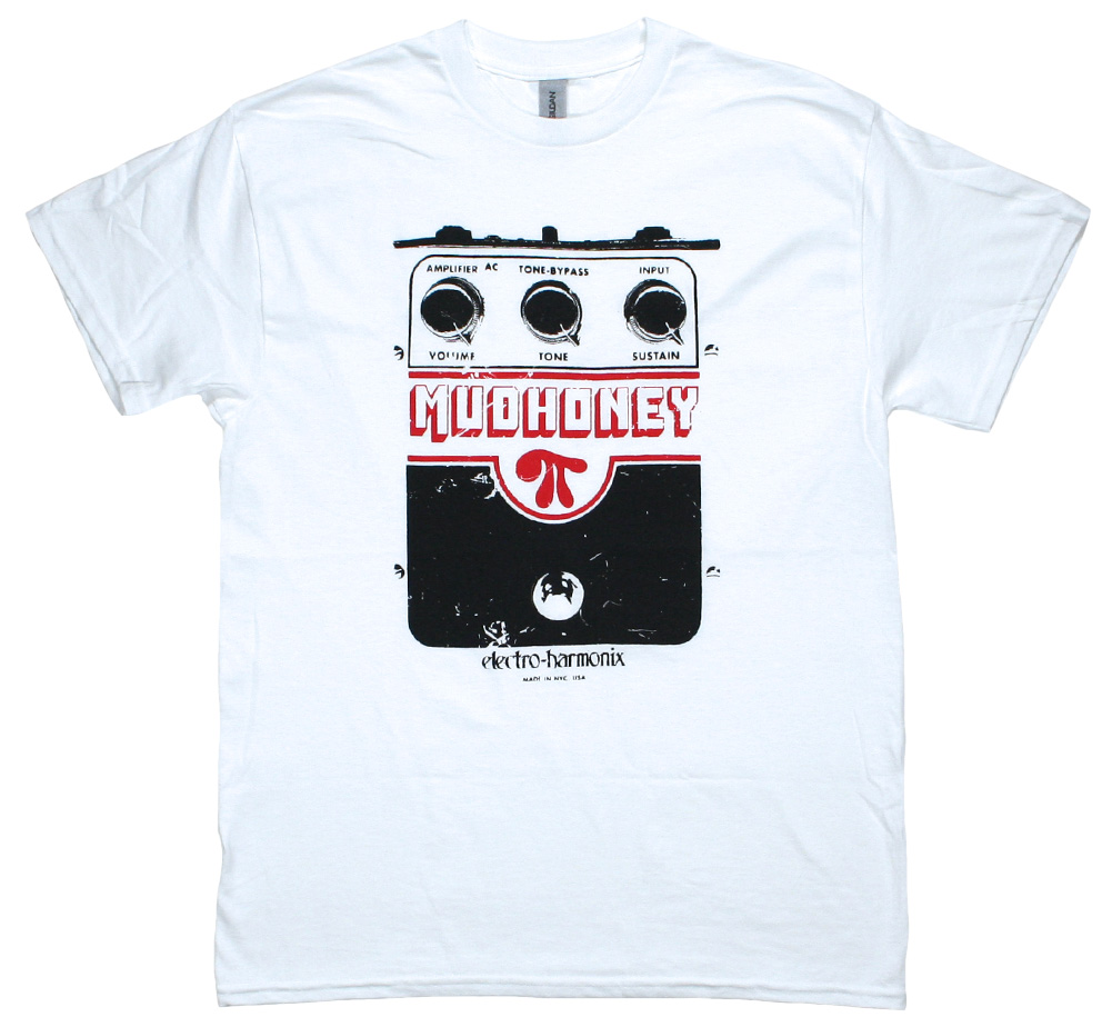 MUDHONEY マッドハニー 半袖 Tシャツ プリント ミュージックTシャツ mudhoney_big-muff-pedal-2-