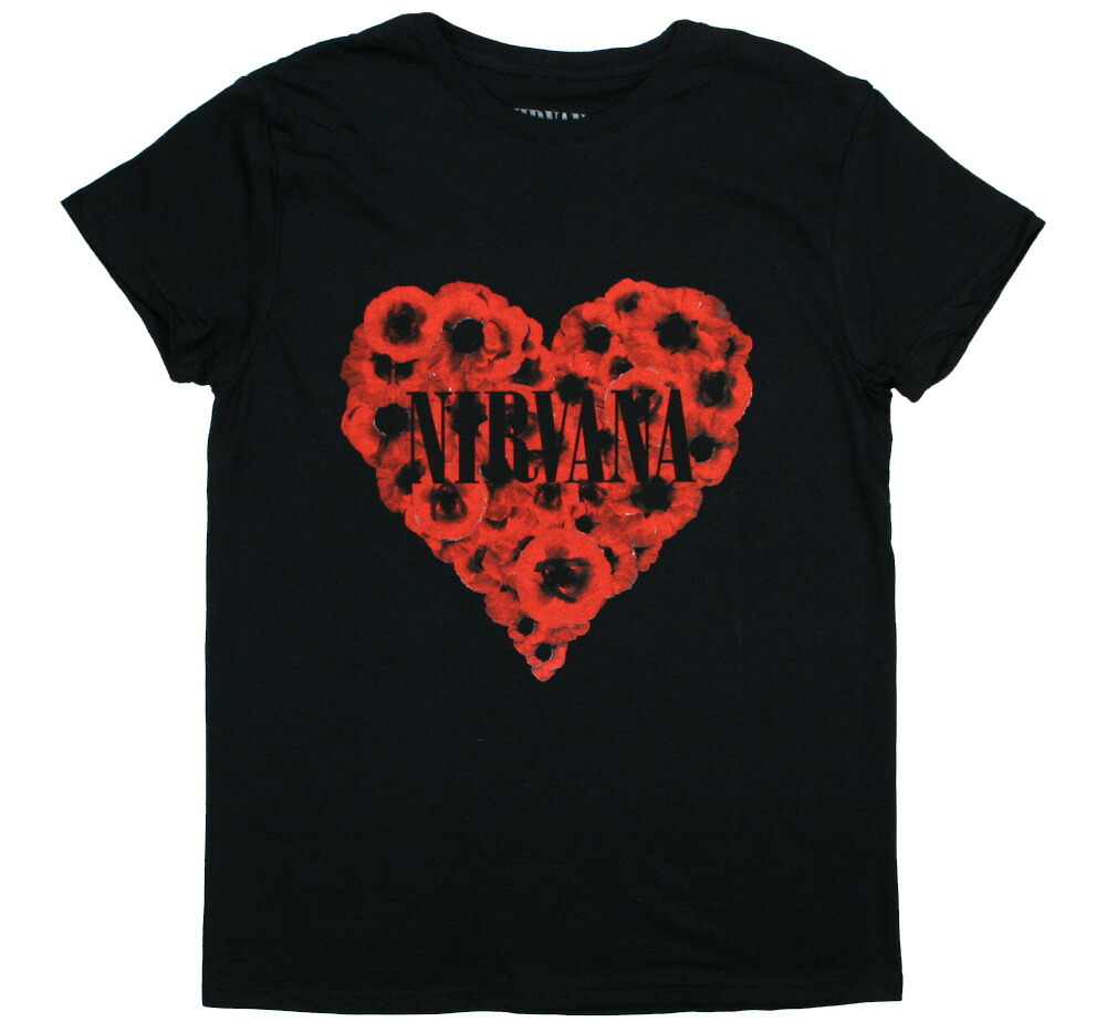 WINTERLAND ハート型グラフィック Tシャツ Lサイズ　ニルヴァーナ NIRVANA ハートシェイプド ボックス Tシャツ L ニルヴァーナ