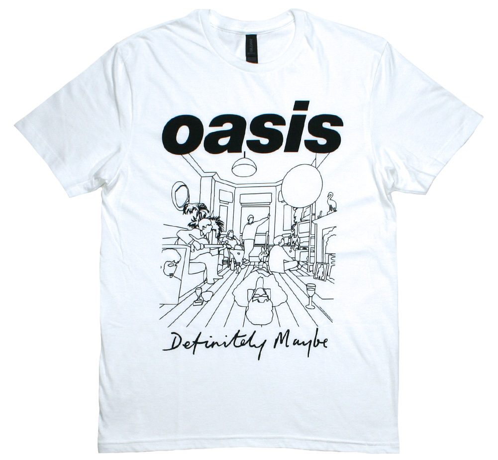楽天市場】Oasis / Live Forever 7 inch Vinyl Tee (Midnight