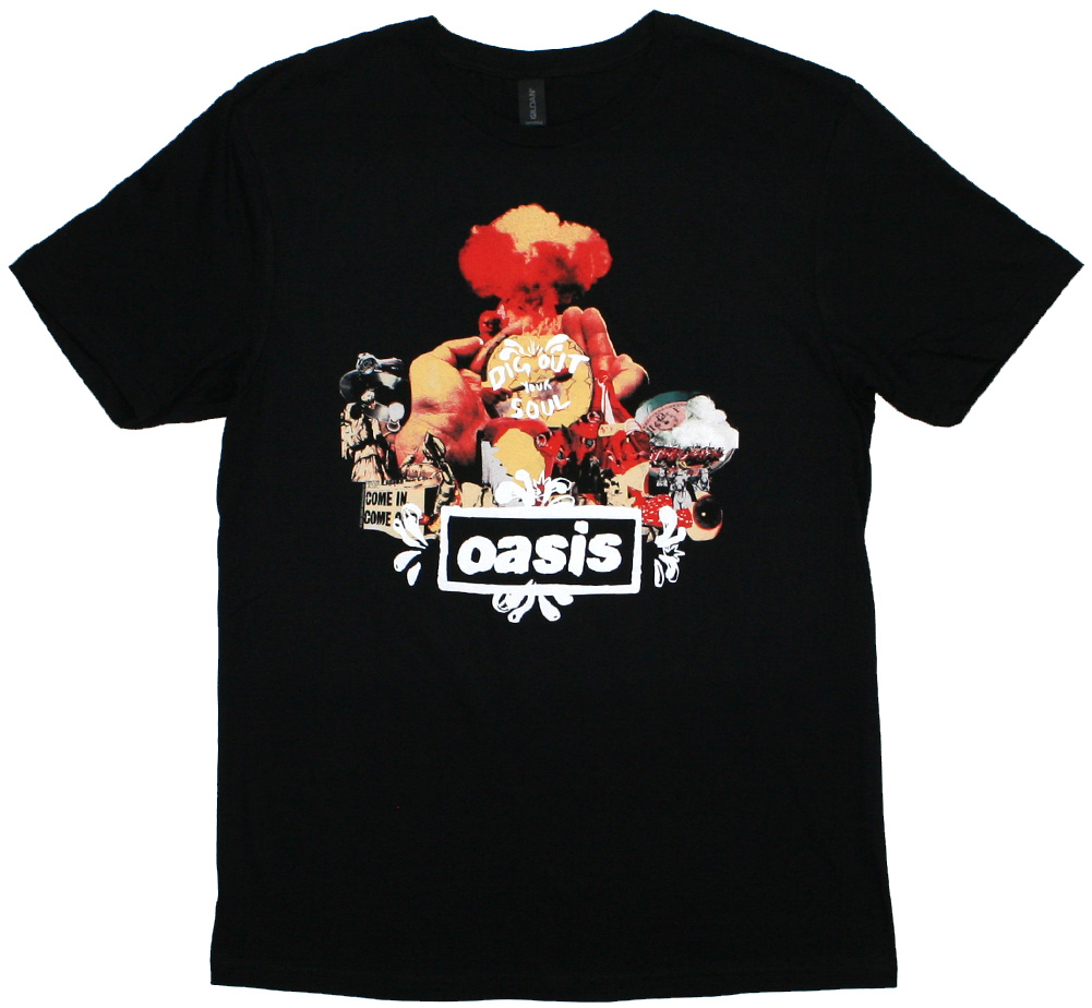楽天市場】ヴィンテージ風 Oasis Tシャツ オアシス ロックT