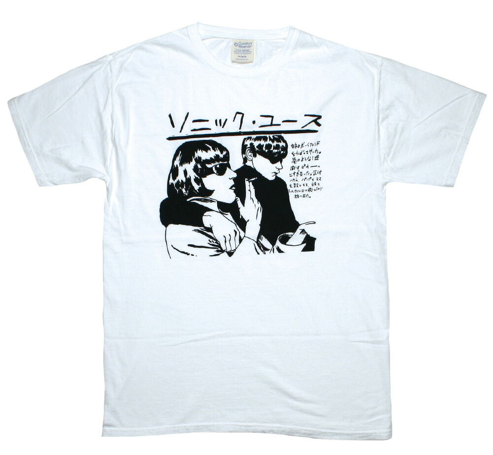 楽天市場】SONIC YOUTH・ソニック ユース・GOO ホワイト バンドTシャツ