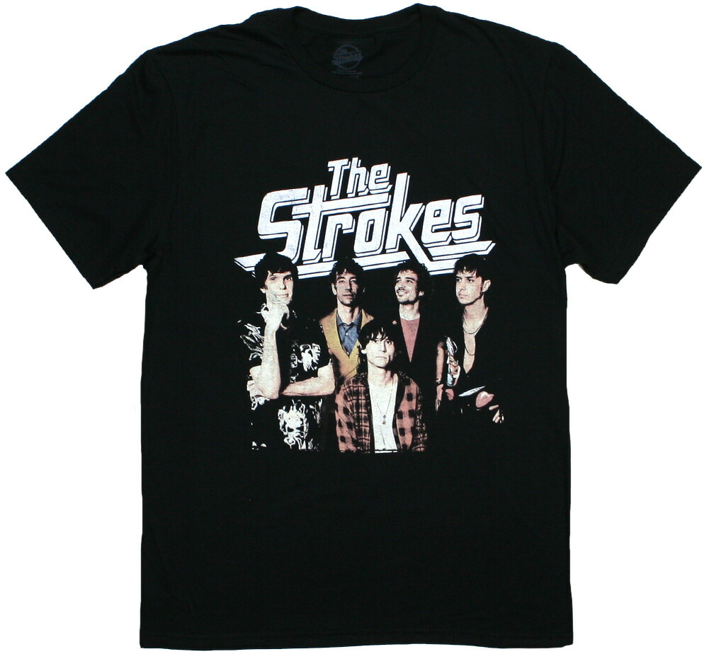 THE STROKES バンドTシャツ ストロークス バンT nirvana The Strokes バンドTシャツ ストロークス バンT Tシャツ | BF