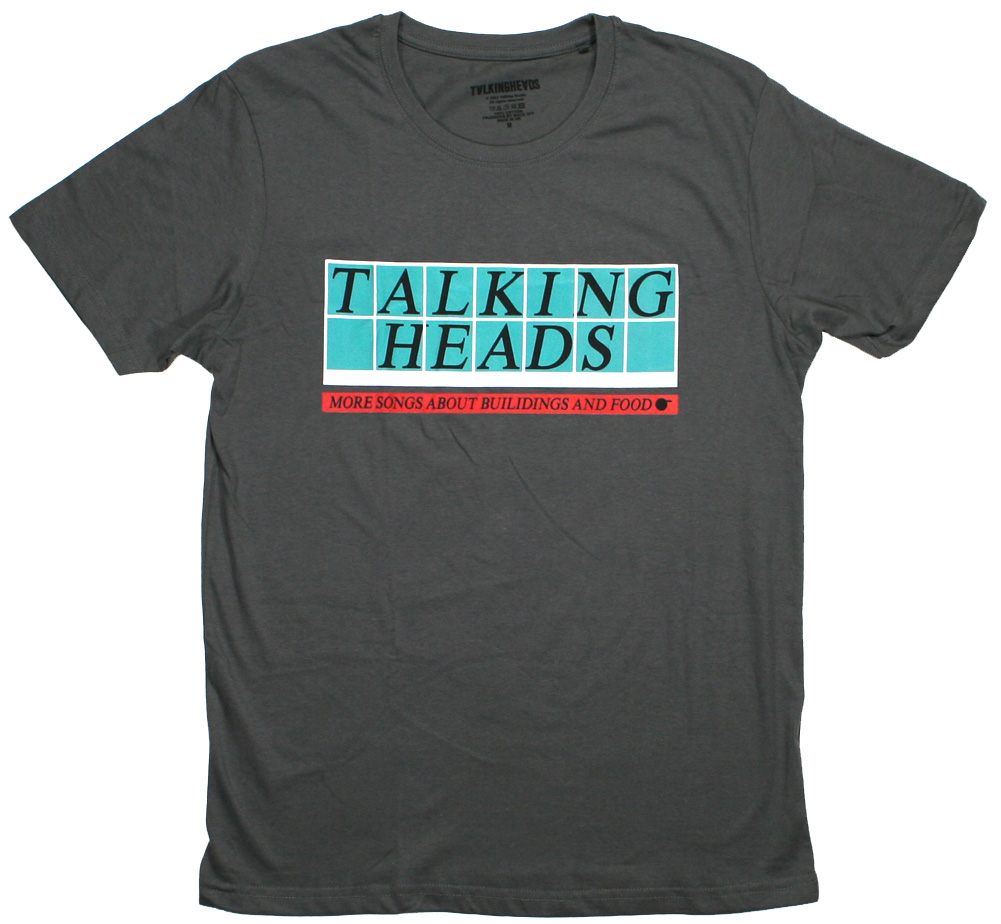 【楽天市場】talking Heads More Songs About Buildings And Food Tee 2 Charcoal Grey トーキング・ヘッズ Tシャツ