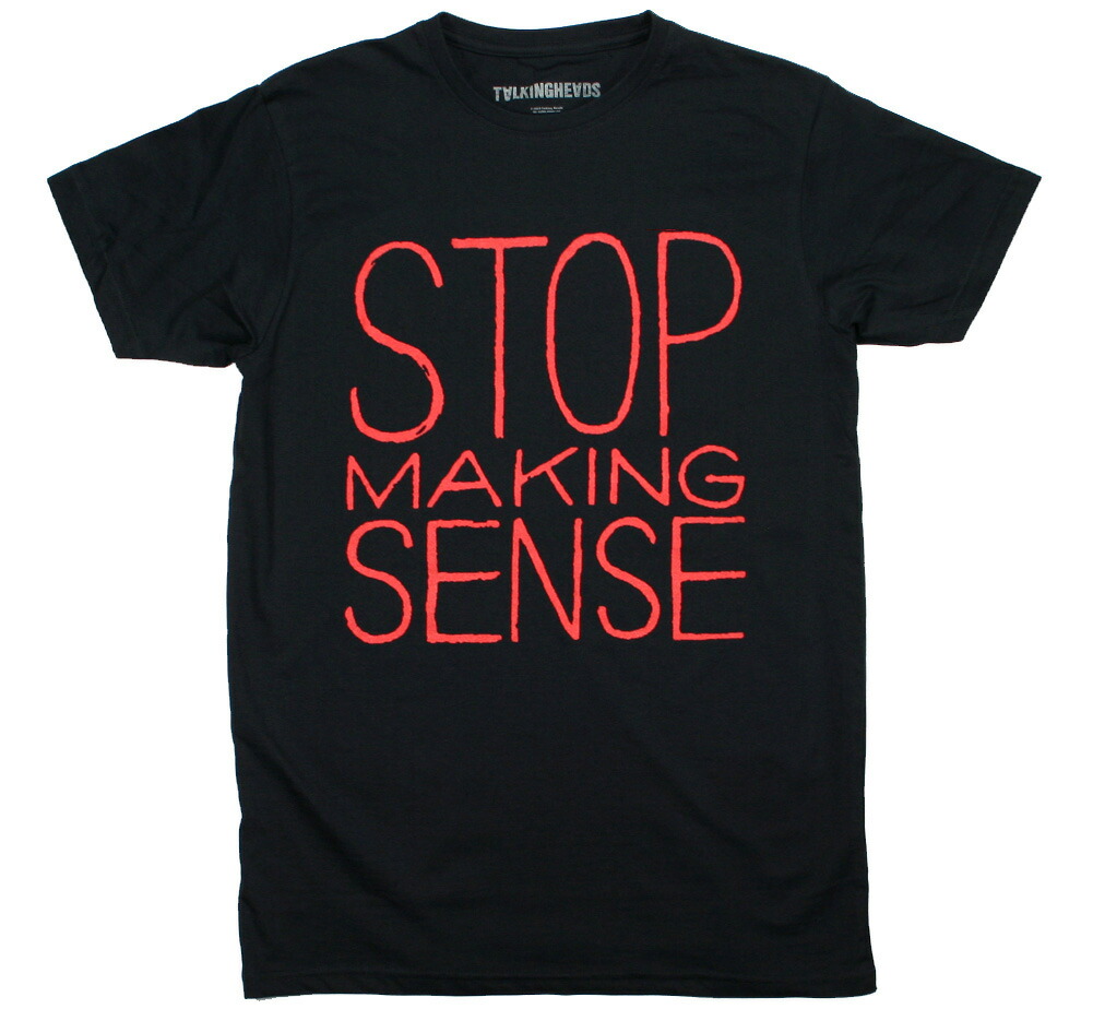 【楽天市場】Talking Heads / Stop Making Sense Tee (Black) トーキング・ヘッズ Tシャツ：Lury