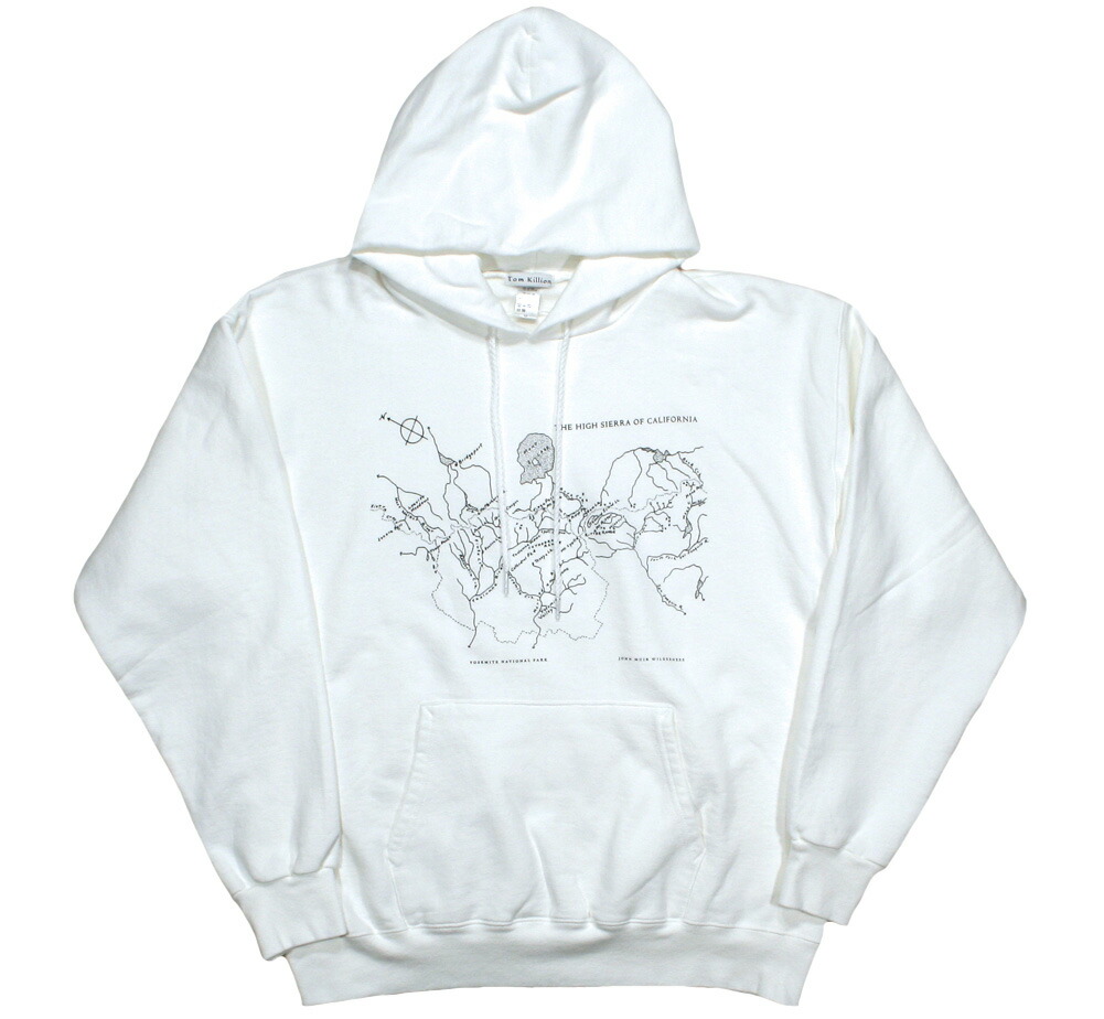 【楽天市場】[Tom Killion] The High Sierra of California Hoodie 3 (White) - トム
