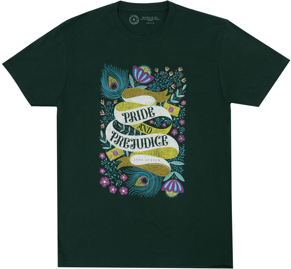[Out of Print] Jane Austen / Sense and Sensibility Womens Relaxed Fit Tee (Indigo) [Puffin in Bloom] - ジェーン・オースティン / 分別と多感 Tシャツ 179970206.jpg?cmsp_timestamp=