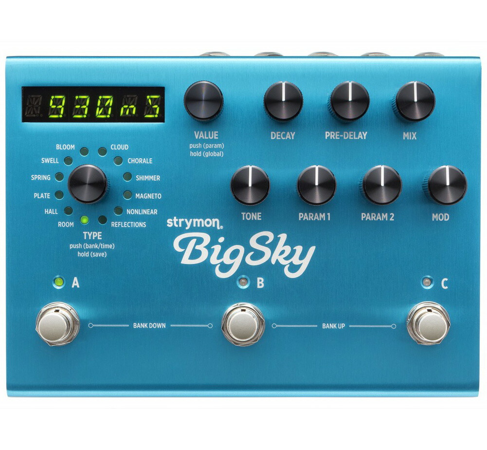 strymon BigSky リバーブエフェクター strymon | BigSky MX | リバーブ・エフェクター | 製品情報
