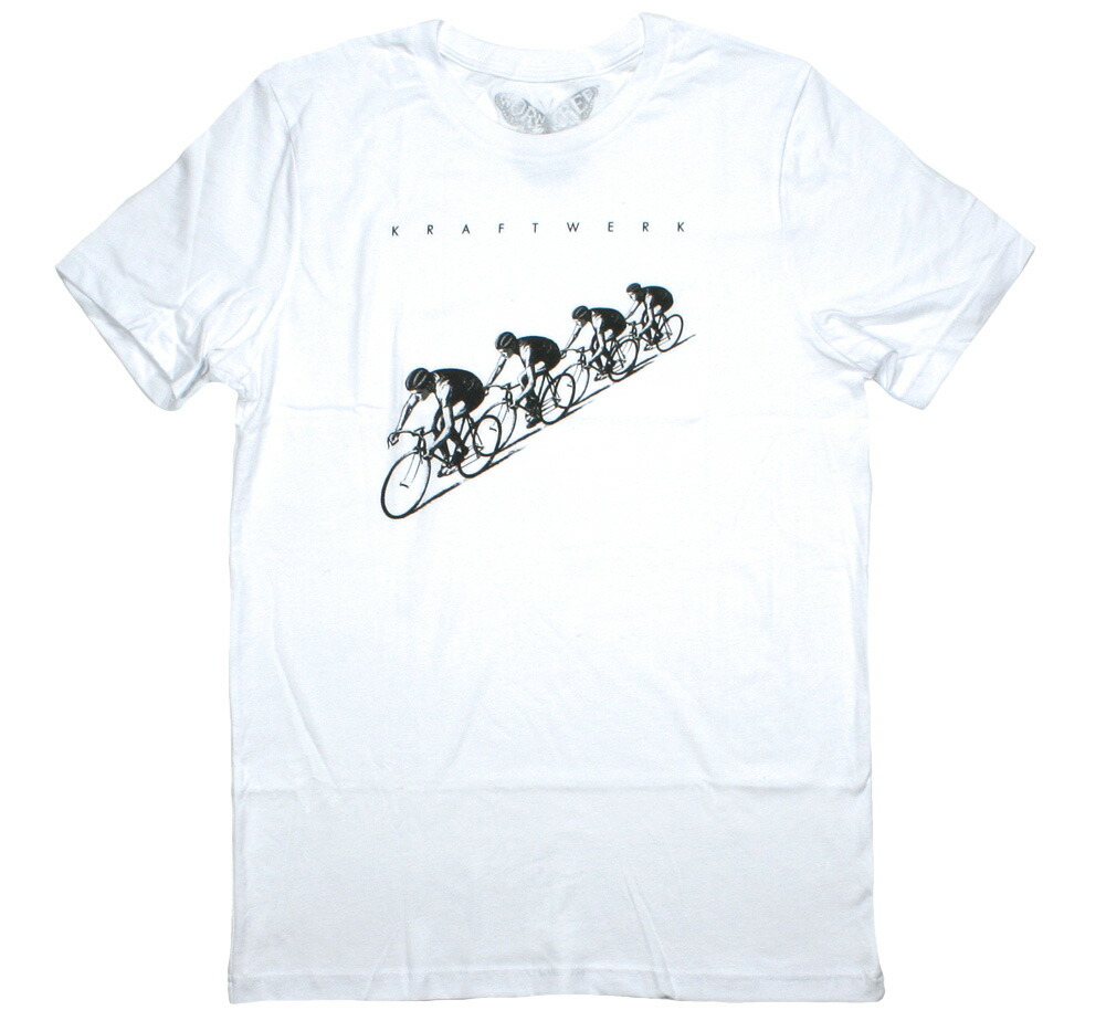 [Worn Free] Kraftwerk / Tour de France Tee (White) - [ウォーン・フリー] クラフトワーク Tシャツ｜Rudy ＆ Co. 店